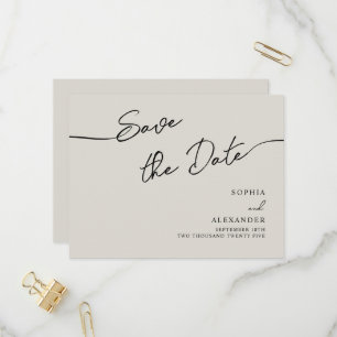 Invitation Postcard Save The Date.