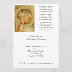 Invitation (Quote): Love Came Down at Christmas