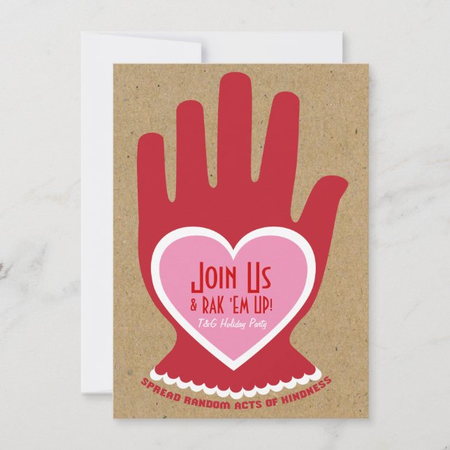 Invitation: Random Act of Kindness in Pink Invitation (Front)