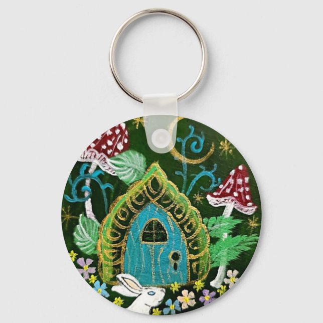 Invitation Round Keychain (Front)