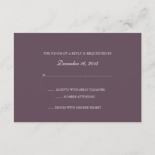 Invitation RSVP   Fine Wine  pu
