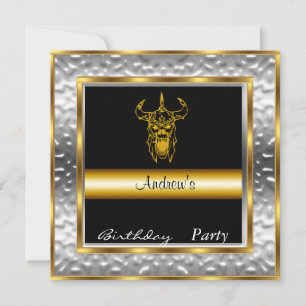 Invitation Skull Birthday Party