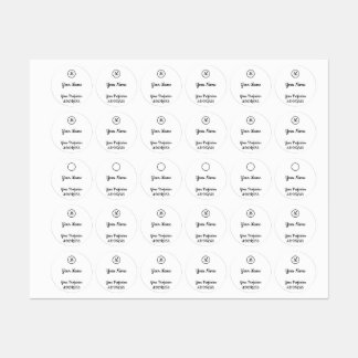 Invitation Square Sticker