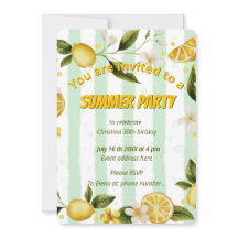 Invitation Summer Birthday Party