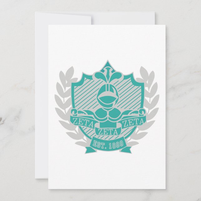 Invitation Teal and Grey (Front)