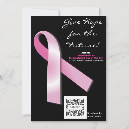 Invitation Template Breast Cancer Awareness | Zazzle.com.au