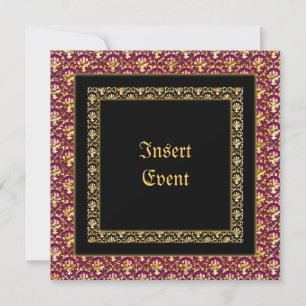 Invitation Template elegant party customisable