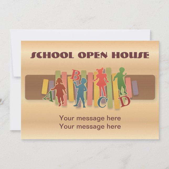 Invitation Template Elementary Education (Front)