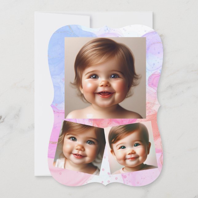 invitation to a birthday party card (Back)