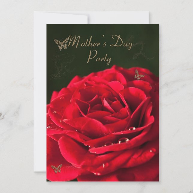 Invitation to a Mother's day Party (Front)
