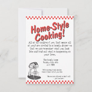 Invitation to a Much Needed Family Dinner