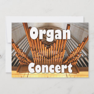 Invitation to an organ concert - Ulm pipes