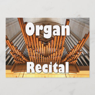 Invitation to an organ recital - Ulm pipes