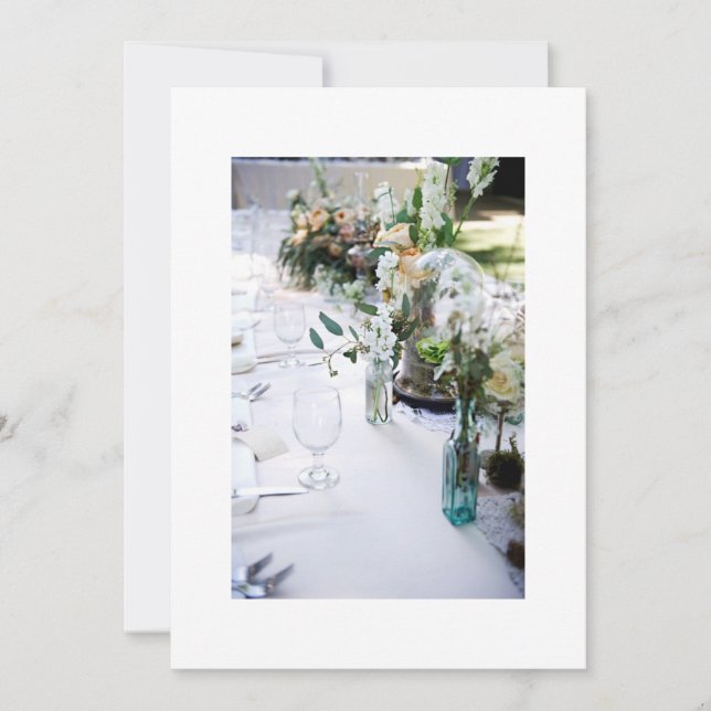 INVITATION TO ANY FORMAL DINNER OR WEDDING PARTY (Front)