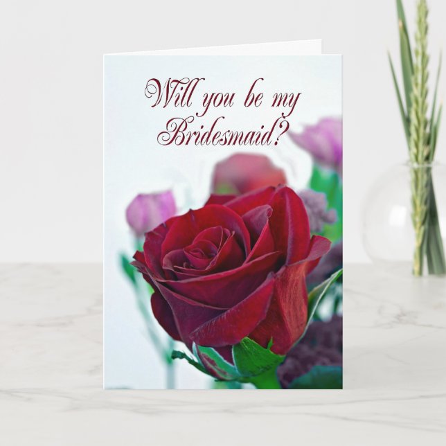Invitation to be a Bridesmaid (Front)