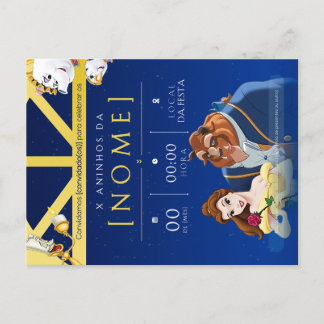 Invitation to Bela's Children's Birthday and the B Postcard