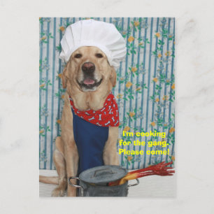 Invitation to Dine Postcard
