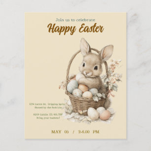 invitation to Easter with Peter Rabbit