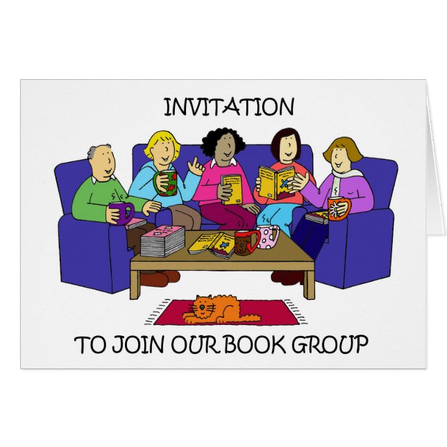 Invitation to Join Our Book Group (Front Horizontal)