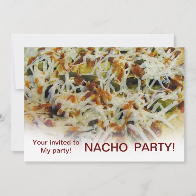 INVITATION TO NACHO PARTY (Front)