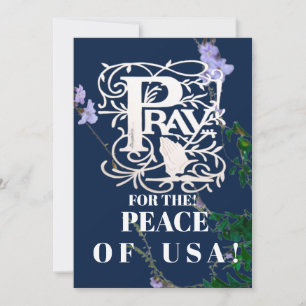 Invitation To PRAY For The PEACE Of USA
