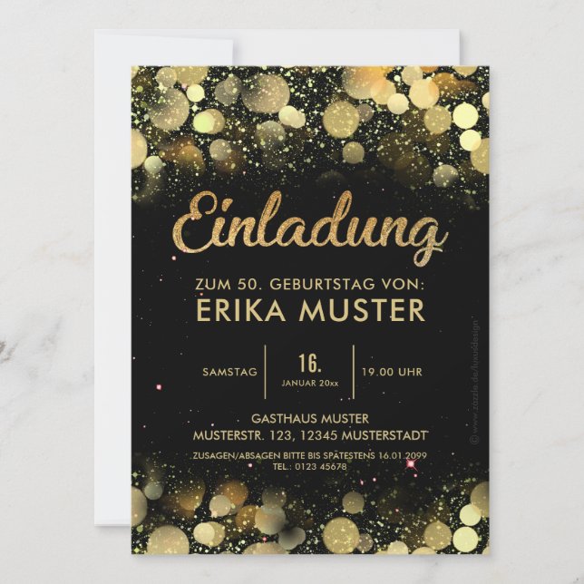 invitation to the 50th anniversary of "Golden Scri (Front)