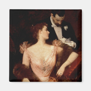 Invitation to the Waltz, 1895 (oil on canvas) Magnet
