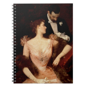 Invitation to the Waltz, 1895 (oil on canvas) Notebook