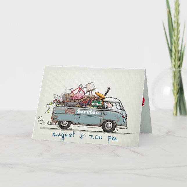 Invitation Vintage pickup (Front)