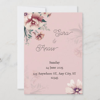 Invitation wedding