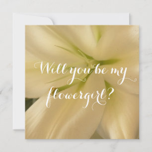 Invitation Will you be flowergirl