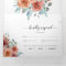 Invitation with RSVP Ethereal Blush Peach Wedding