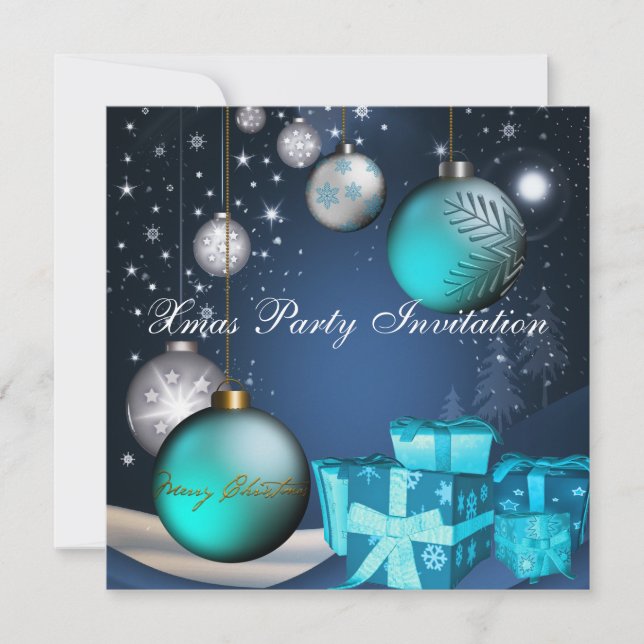 Invitation Xmas Party Christmas (Front)