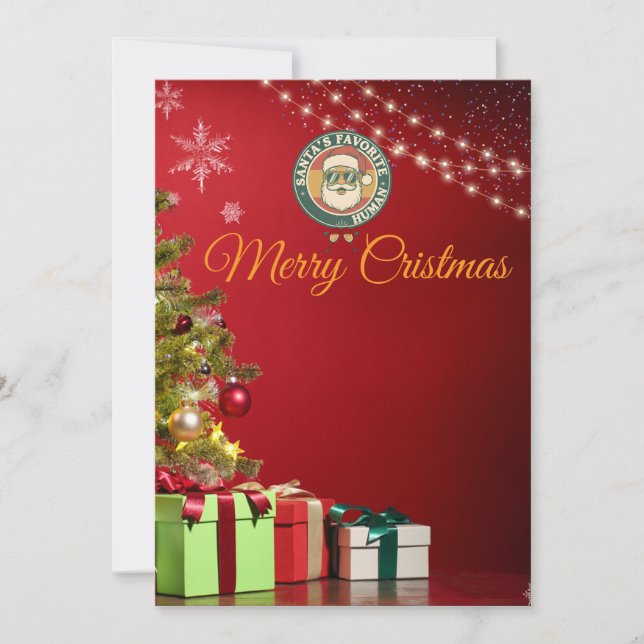 InvitationChristmas Party Invitation with Santa Cl (Front)