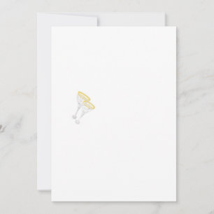 Invitations & Announcements :  Champagne Glasses