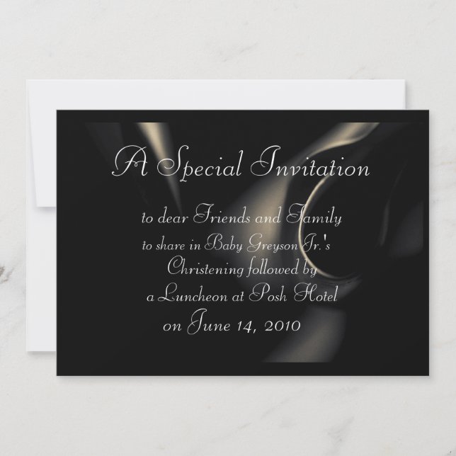 Invitations Baptism Christening Templates (Front)