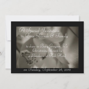 Invitations Baptism Christening Templates