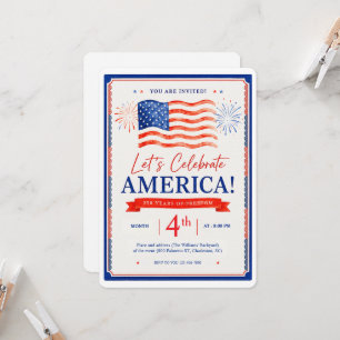 invitations celebrating America's 250th
