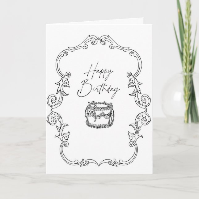 Invitations & Stationery > Greeting Cards > Birthd (Front)