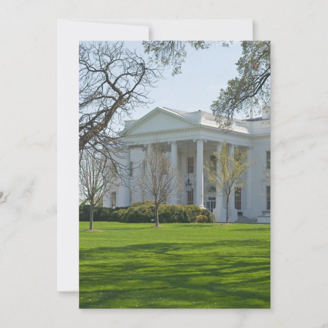 Invitations with White House (Front)