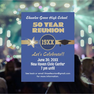 Invite 'Em! Any year Class Reunion Postcard