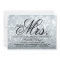 Invite - Silver Glitter Fab Shower future Mrs