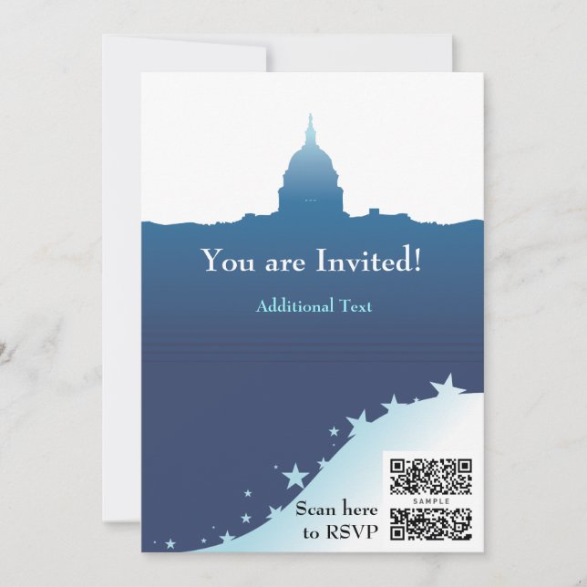 Invite Template Political US Capital (Front)