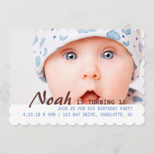 Invite - Turning 1!