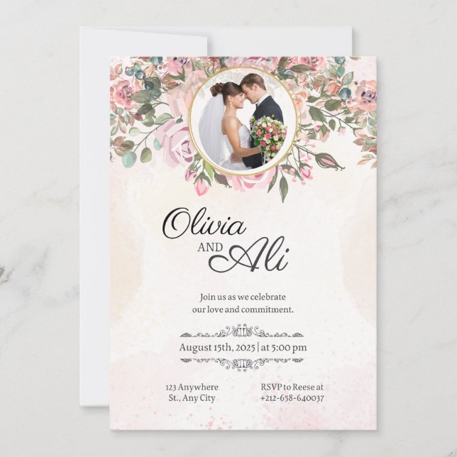 Invited to the Widding Invitation (Front)