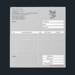 Invoice Form Business Quotation Add Logo Notepad<br><div class="desc">Form Business Quotation,  Invoice or Sales Receipt Order Form,  you can add your logo</div>