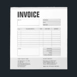 Invoice Form Business Quotation Add Logo Notepad<br><div class="desc">Form Business Quotation,  Invoice or Sales Receipt Order Form,  you can add your logo</div>