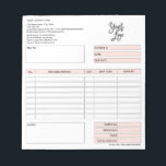 Invoice Form Business Quotation Add Logo Notepad<br><div class="desc">Form Business Quotation,  Invoice or Sales Receipt Order Form,  you can add your logo</div>