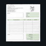 Invoice Form Business Quotation Add Logo Notepad<br><div class="desc">Form Business Quotation,  Invoice or Sales Receipt Order Form,  you can add your logo</div>
