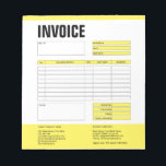 Invoice Form Business Quotation Add Logo Notepad<br><div class="desc">Form Business Quotation,  Invoice or Sales Receipt Order Form,  you can add your logo</div>